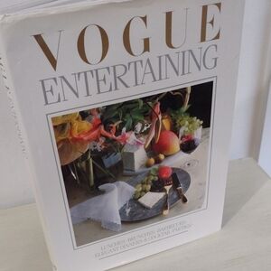 Vogue Entertaining Cookbook Vintage Hardcover